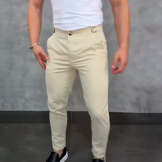 Pantaloni aderenti elasticizzati da uomo