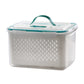 🍱 Contenitore 2 in 1 Drenante e Serbafreschezza ❄️✨ - Doppia Chiusura Ermetica | -20°C a 120°C | Trasparente | Impilabile | 6 Misure | Set 3/4/5 Pezzi | 50% DI SCONTO