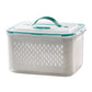 🍱 Contenitore 2 in 1 Drenante e Serbafreschezza ❄️✨ - Doppia Chiusura Ermetica | -20°C a 120°C | Trasparente | Impilabile | 6 Misure | Set 3/4/5 Pezzi | 50% DI SCONTO