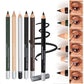 👁️✨Matita Eyeliner Sfumabile in Legno – Tratto Morbido | Colore Intenso e Duraturo | Facile da Sfumare | 6 Colori | 3 Pezzi | Ideale per Eyeliner Interno, Smokey Eye & Makeup Quotidiano 💄🎨