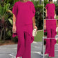 ✨SCONTO DEL 60% – Grazioso set di top irregolari 👗 Elegante set di pantaloni a gamba larga – Comodo e perfetto per la primavera