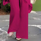 ✨SCONTO DEL 60% – Grazioso set di top irregolari 👗 Elegante set di pantaloni a gamba larga – Comodo e perfetto per la primavera