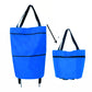 🛒 Borsa Spesa Pieghevole con Ruote 2-in-1 🛍️ | Si Trasforma da Borsa a Trolley con Cerniera 🔄 | Tessuto Oxford 600D Capienza 23L 🧳 | Perfetta per Supermercato e Mercato
