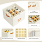 👟Organizer per Scarpe a 16 Scomparti  | Copertura Trasparente 👀 | Salvaspazio per Armadio e Letto 🏠 | Organizzazione Facile e Veloce ✨