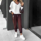 Completo maglia e pantaloni da jogging color-block