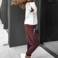 Completo maglia e pantaloni da jogging color-block