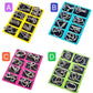 Anello puzzle in metallo da otto pezzi versione blu rompicapo