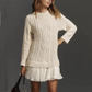 💗ULTIMO GIORNO -56% DI SCONTO💗Miniabito in maglia intrecciata da donna