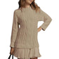💗ULTIMO GIORNO -56% DI SCONTO💗Miniabito in maglia intrecciata da donna