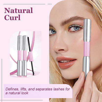 👁️ Mascara 2 in 1 Doppia Punta Waterproof ✨ Effetto Volume e Lunghezza Estrema | Doppio Scovolino Allungante e Incurvante Senza Grumi a Lunga Tenuta 24H Anti-Sbavatura 💖
