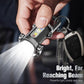 🔦 Mini Torcia Portachiavi LED+COB Ricaricabile Type-C ⚡ | 7 Modalità di Luce con Moschettone Integrato 💡 | Ultra Leggera 29g per Campeggio, Auto ed Emergenza 🧰