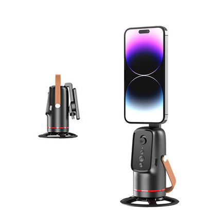 Supporto Smartphone con Tracciamento del Volto 📱🎥 | Ti Segue a 360° per Video e Dirette a Mani Libere | Controllo Gestuale, Pieghevole