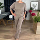 💥Offerta speciale: 50% di sconto-Elegante cardigan lungo, top e pantaloni, set di 3 pezzi