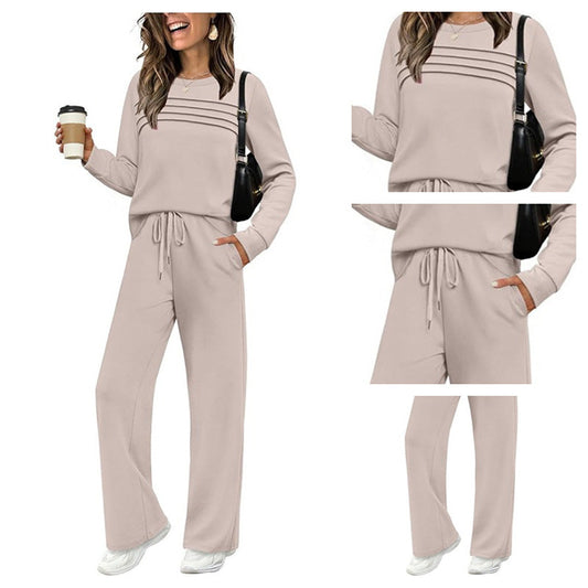 🔥👚 60% DI SCONTO! 👖 Set Donna Top & Pantaloni – Tuta Comoda, Morbido Cotone & Stile Versatile ✨