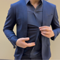 Camicia da uomo a due pezzi Mock