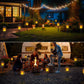 🕯️ Torce Solari da Giardino con Accensione Automatica al Tramonto ✨☀️ - IP65 Impermeabili | Senza Fili | 4 Colori | ABS | Ricarica 8h | 50% DI SCONTO
