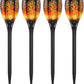 🕯️ Torce Solari da Giardino con Accensione Automatica al Tramonto ✨☀️ - IP65 Impermeabili | Senza Fili | 4 Colori | ABS | Ricarica 8h | 50% DI SCONTO