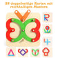Puzzle Montessori con pannello forato 🎅Idea regalo di Natale!🎁Spedizione gratu