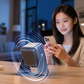 🔊 Altoparlante Bluetooth 5-in-1 con Ricarica Wireless a Induzione | Supporto Regolabile per Smartphone e Luce Ambientale a 360° 📱✨ | Bluetooth 5.3, Batteria 2000 mAh