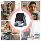 🔊 Altoparlante Bluetooth 5-in-1 con Ricarica Wireless a Induzione | Supporto Regolabile per Smartphone e Luce Ambientale a 360° 📱✨ | Bluetooth 5.3, Batteria 2000 mAh