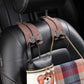 🚗Ganci Universali per Poggiatesta Auto | Realizzati in Morbida Pelle PU 👜 | Struttura Resistente in Lega di Zinco 💪 | Organizza lo Spazio Interno ✨