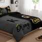 💥50% DI SCONTO🔥Set copripiumino per coppia “King & Queen” 3 pezzi - Design elegante e comfort eccellente✅✨