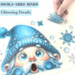 Decorazioni Natalizie Scintillanti per Finestre 🎄✨ | Aderiscono Senza Colla, Si Rimuovono e Riutilizzano | Motivi Visibili da Entrambi i Lati