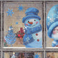 Decorazioni Natalizie Scintillanti per Finestre 🎄✨ | Aderiscono Senza Colla, Si Rimuovono e Riutilizzano | Motivi Visibili da Entrambi i Lati