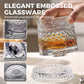 🥃Bicchiere da Whisky Girevole a 360° – Vetro Senza Piombo 300ml, Base Stabile, Motivi in Rilievo 3D – 7 Stili, Ideale per Whisky, Bourbon & Cocktail 💯✨