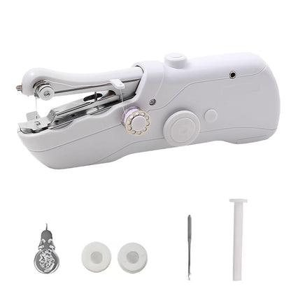 🧵 Mini Macchina da Cucire Elettrica Portatile – Ripara Vestiti, Crea Progetti Fai-da-Te & Cuce in Viaggio | 3 Velocità | Tessuti Sottili & Spessi | Kit Accessori Incluso ✨