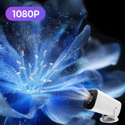 📽️ Proiettore Portatile 1080P WiFi - Full HD con Altoparlanti Integrati 🔊, Connessione Wireless 📶, HDMI/USB, per Home Cinema, Viaggi e Bambini 🎬