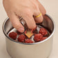 🥩🧆 Stampo per Polpette in Acciaio Inox 304 - 6/12 Fori | Polpette Uniformi | Impugnatura Ergonomica | Compatto & Leggero | Ideale per Cucina, Cene in Famiglia & Feste | 11,3 × 6,5 cm / 14 × 8,5 cm ✨