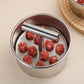 🥩🧆 Stampo per Polpette in Acciaio Inox 304 - 6/12 Fori | Polpette Uniformi | Impugnatura Ergonomica | Compatto & Leggero | Ideale per Cucina, Cene in Famiglia & Feste | 11,3 × 6,5 cm / 14 × 8,5 cm ✨