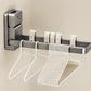 🛁 Portasciugamani Pieghevole a Ventosa | Installazione Senza Fori, Fisso in Pochi Secondi ⏱️ | Braccio Ripiegabile Salvaspazio 🔄 | Acciaio Antiruggine per Bagno e Cucina 🚿 | Barra da 22,5 cm, Grigio Elegante ✨