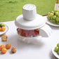 🍎 Sbucciatore Elettrico Automatico per Frutta – 6 Lame in Acciaio Inox | Espulsione One-Touch | Senza Fili | Rimuove Buccia & Pesticidi ⚡✨
