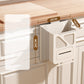 🗑️🍽️ Cestino Sospeso Pieghevole per Cucina – Anti-Perdita, 2 Colori, 7L o 10L, Stile Base o Lusso con Cestello Drenaggio Magnetico – Salvaspazio 🏠✨