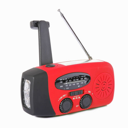 📻☀️ Radio Portatile Solare per Emergenze - Ricarica Solare, USB & Manuale | Torcia LED a 3 Luci | Radio AM/FM/NOAA | Power Bank USB 600 mAh | Resistente agli Schizzi IPX3 | Ideale per Casa, Campeggio & Outdoor | 12,8 × 6 × 4,5 cm 🔋