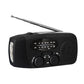 📻☀️ Radio Portatile Solare per Emergenze - Ricarica Solare, USB & Manuale | Torcia LED a 3 Luci | Radio AM/FM/NOAA | Power Bank USB 600 mAh | Resistente agli Schizzi IPX3 | Ideale per Casa, Campeggio & Outdoor | 12,8 × 6 × 4,5 cm 🔋