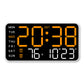 📢SCONTO DEL 50%! ORA!!!🔥Orologio da parete digitale LED decorativo multifunzionale, l'orologio digitale senza limiti per la moderna casa norvegese