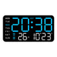 📢SCONTO DEL 50%! ORA!!!🔥Orologio da parete digitale LED decorativo multifunzionale, l'orologio digitale senza limiti per la moderna casa norvegese