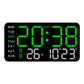 📢SCONTO DEL 50%! ORA!!!🔥Orologio da parete digitale LED decorativo multifunzionale, l'orologio digitale senza limiti per la moderna casa norvegese