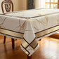 🏡 Tovaglia Impermeabile con Stampa Marmo Beige e Oro ✨📍 - Poliestere Premium | 6 Misure | Rotonda & Rettangolare | Facile da Pulire | Elegante & Moderna | 50% DI SCONTO