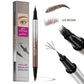 👁️ Penna Liquida Sopracciglia 2 in 1 Waterproof ✨ | Effetto Microblading a 4 Punte Pelo a Pelo 🌿 | Formula Anti-Sbavature a Lunga Tenuta 💧 | 5 Tonalità