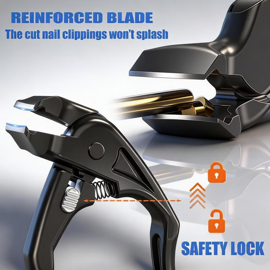 🥳 OFFERTA IMPERDIBILE 2026 💅 Tagliaunghie in acciaio inossidabile con lame curve di precisione: facile da usare anche per unghie spesse e per gli anziani! ✂️✨
