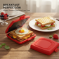 🍞 60% DI SCONTO! 🥪 Tostapane e Piastra Sandwich Senza Fili – Croccante in 3 Minuti, Design Compatto & Facile da Pulire 🔥