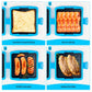 🍞 60% DI SCONTO! 🥪 Tostapane e Piastra Sandwich Senza Fili – Croccante in 3 Minuti, Design Compatto & Facile da Pulire 🔥