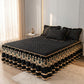 🛏️ Parure da Letto con Gonna a Balze Elegante ✨💓 - Trapuntata Spessa | Misto Cotone Premium | Antiscivolo | 5 Colori | 5 Misure | 60% DI SCONTO