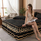 🛏️ Parure da Letto con Gonna a Balze Elegante ✨💓 - Trapuntata Spessa | Misto Cotone Premium | Antiscivolo | 5 Colori | 5 Misure | 60% DI SCONTO