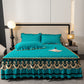 🛏️ Parure da Letto con Gonna a Balze Elegante ✨💓 - Trapuntata Spessa | Misto Cotone Premium | Antiscivolo | 5 Colori | 5 Misure | 60% DI SCONTO