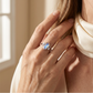 💍✨ Anello Ovale Geometrico con Pietra di Luna & Zirconi – Lega di Zinco, 2 Stili, Taglie 5-10 – Elegante per Ogni Occasione, Idea Regalo Perfetta 🌙💎